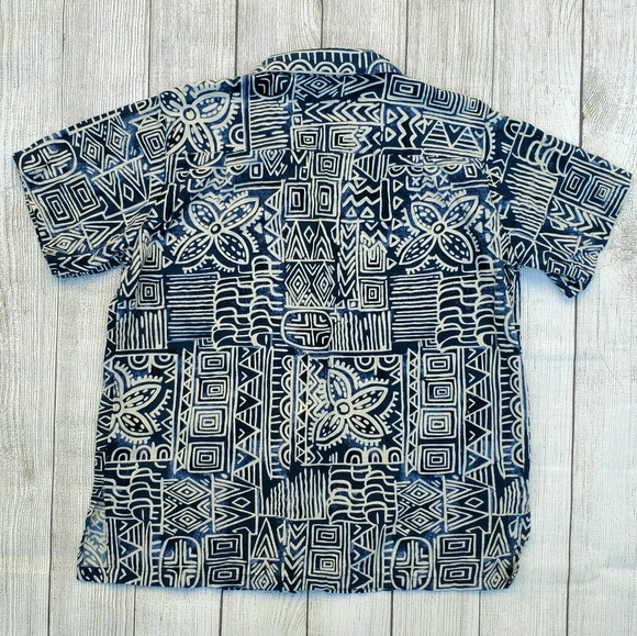 Early 90's printed button down shirt - Picture 5 of 7
